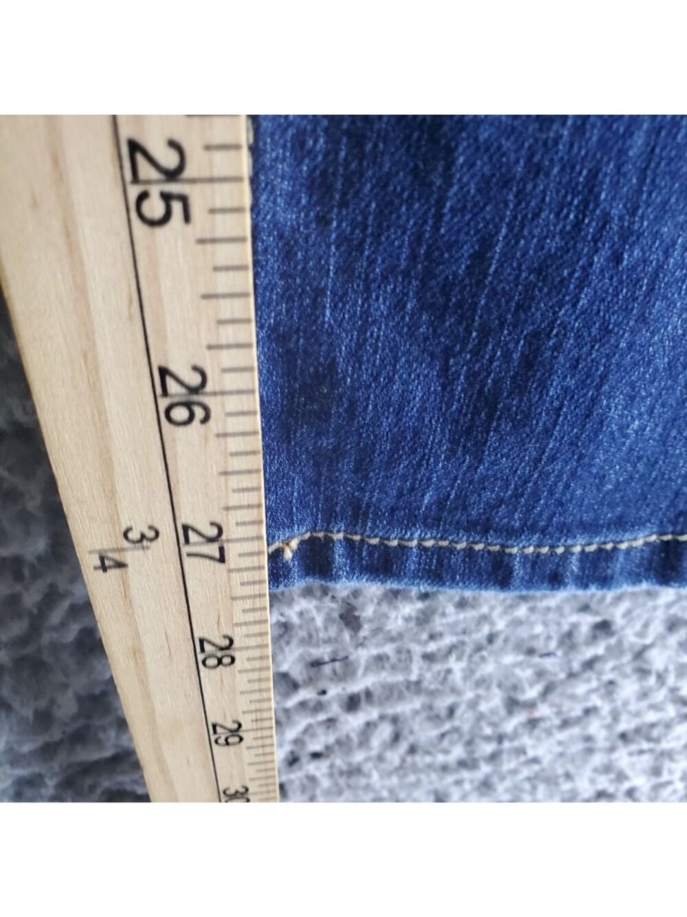 Maurices Jeans Womens Size 5/6 Short Blue Straight Dark Wash Classic Design - Picture 8 of 13